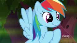 Size: 1920x1080 | Tagged: safe, derpibooru import, screencap, rainbow dash, pegasus, pony, the end in friend, so awesome, solo