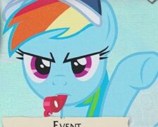 Size: 224x180 | Tagged: safe, derpibooru import, edit, edited screencap, screencap, rainbow dash, pegasus, pony, hurricane fluttershy, baseball cap, blowing, ccg, coach, cropped, gotta go fast, hat, rainbow dashs coaching whistle, whistle