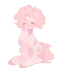 Size: 614x741 | Tagged: safe, artist:pongtang, pinkie pie, earth pony, pony, pixiv, short hair, short mane, solo