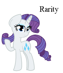 Size: 517x597 | Tagged: safe, artist:spagettikittymint, rarity, pony, unicorn, female, horn, mare, solo, white coat