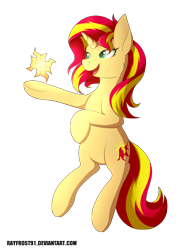 Size: 1600x2200 | Tagged: safe, artist:ray-frost, sunset shimmer, pony, unicorn, female, mare, simple background, solo, transparent background