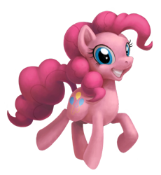 Size: 600x652 | Tagged: safe, artist:cinnamel, pinkie pie, earth pony, pony, female, mare, pink coat, pink mane, simple background, solo, transparent background