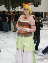 Size: 487x640 | Tagged: safe, applejack, human, cosplay, irl, irl human, photo