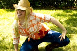 Size: 2048x1366 | Tagged: safe, artist:nightengale37, applejack, human, cosplay, irl, irl human, photo, solo