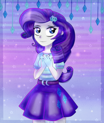 Size: 864x1023 | Tagged: safe, artist:lelka-philka, rarity, equestria girls, nail polish, solo