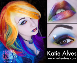 Size: 1024x841 | Tagged: safe, artist:katiealves, derpibooru import, rainbow dash, human, cosplay, irl, irl human, photo, solo