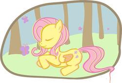 Size: 750x512 | Tagged: safe, artist:signupfree, fluttershy, pegasus, pony, female, mare, pink mane, solo, yellow coat