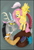 Size: 856x1268 | Tagged: dead source, safe, artist:mickeymonster, artist:mn27, discord, fluttershy, pegasus, pony