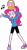 Size: 1817x3312 | Tagged: safe, artist:skycatcherequestria, pinkie pie, equestria girls, female, pink hair, singing telegram, solo