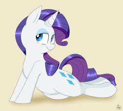 Size: 2000x1800 | Tagged: safe, artist:notenoughapples, rarity, pony, unicorn, draw me like one of your french girls, female, horn, mare, purple mane, solo, white coat