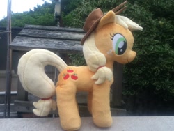 Size: 960x720 | Tagged: safe, artist:pinkamoone, applejack, irl, photo, plushie