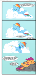 Size: 1200x2400 | Tagged: safe, artist:veggie55, derpibooru import, rainbow dash, scootaloo, pegasus, pony, comic, older