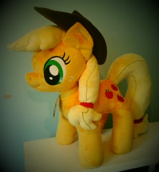 Size: 920x996 | Tagged: safe, artist:pinkamoone, applejack, irl, photo, plushie