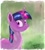 Size: 800x885 | Tagged: safe, artist:hereticalrants, derpibooru import, twilight sparkle, pony, unicorn, bust, drawing, female, looking at you, mare, portrait, solo, translucent horn