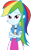 Size: 1683x2700 | Tagged: safe, artist:nero-narmeril, derpibooru import, rainbow dash, equestria girls, bedroom eyes, clothes, crossed arms, simple background, skirt, solo, transparent background, vector