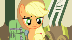 Size: 1920x1080 | Tagged: safe, screencap, applejack, earth pony, pony, somepony to watch over me, female, mare, solo