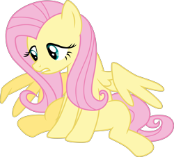 Size: 5189x4701 | Tagged: safe, artist:cloudyglow, fluttershy, pegasus, pony, absurd resolution, simple background, solo, transparent background, vector