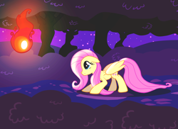 Size: 2338x1700 | Tagged: safe, artist:koryt2345, fluttershy, pegasus, pony, female, mare, pink mane, solo, yellow coat