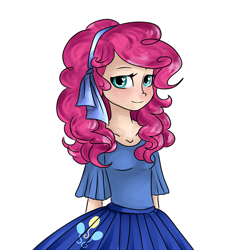 Size: 1024x1024 | Tagged: safe, artist:voilet14, pinkie pie, human, humanized, solo