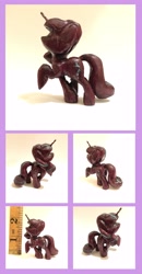 Size: 2400x4600 | Tagged: safe, artist:xofox, starlight glimmer, pony, unicorn, craft, sculpture, solo, traditional art, wood