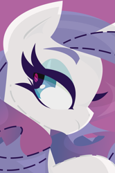 Size: 1273x1920 | Tagged: safe, artist:euphoriapony, rarity, pony, unicorn, female, horn, mare, solo, white coat