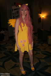 Size: 592x888 | Tagged: safe, artist:chibibluishi, fluttershy, human, cosplay, irl, irl human, photo