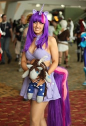 Size: 3119x4541 | Tagged: safe, artist:sarahn29, derpibooru import, smarty pants, twilight sparkle, human, cosplay, irl, irl human, otakon, photo, plushie