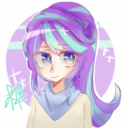 Size: 1000x1000 | Tagged: safe, artist:旗桦, starlight glimmer, equestria girls, female, solo