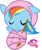 Size: 2545x3000 | Tagged: safe, artist:atnezau, derpibooru import, rainbow dash, pegasus, pony, baby, baby blanket, baby dash, baby pony, blanket, cute, dawwww, element of loyalty, female, flag, foal, happy baby, newborn, newborn baby, safety pin, simple background, sleeping, sleeping baby, solo, swaddled, swaddled baby, transparent background, vector, wrapped snugly