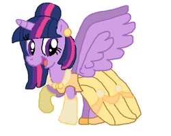 Size: 600x477 | Tagged: safe, derpibooru import, twilight sparkle, twilight sparkle (alicorn), alicorn, pony, belle, disney princess, female, mare, solo