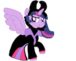 Size: 1024x819 | Tagged: safe, derpibooru import, twilight sparkle, twilight sparkle (alicorn), alicorn, pony, female, maleficent, mare, solo