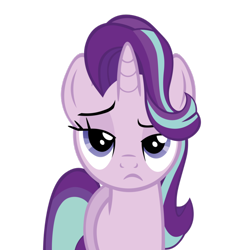 Size: 894x894 | Tagged: safe, artist:elhombre1994, starlight glimmer, pony, .svg available, looking at you, simple background, starlight is not amused, transparent background, unamused, vector