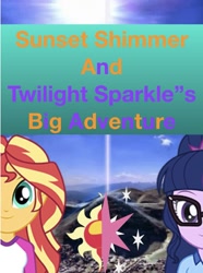 Size: 853x1144 | Tagged: safe, editor:php77, sci-twi, sunset shimmer, twilight sparkle, equestria girls