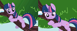 Size: 1312x538 | Tagged: safe, artist:lolly <3, derpibooru import, twilight sparkle, ms paint, tree