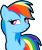 Size: 533x630 | Tagged: safe, derpibooru import, edit, edited screencap, screencap, rainbow dash, pegasus, pony, background removed, simple background, solo, transparent background