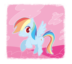 Size: 626x558 | Tagged: safe, artist:nagareryu, derpibooru import, rainbow dash, pegasus, pony, pixiv, solo