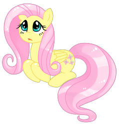 Size: 2000x2100 | Tagged: safe, artist:antoyuju, fluttershy, pegasus, pony, female, mare, pink mane, solo, yellow coat