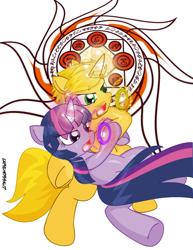 Size: 618x800 | Tagged: safe, derpibooru import, twilight sparkle, oc, fanfic art, magic, this platinum crown