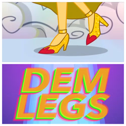 Size: 1936x1936 | Tagged: safe, edit, edited screencap, screencap, sunset shimmer, dance magic, equestria girls, spoiler:eqg specials, high heels, leg focus, legs, misleading, pictures of legs, shoes, solo, teen titans go