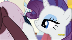 Size: 1507x835 | Tagged: safe, screencap, rarity, pony, unicorn, rarity investigates, female, horn, mare, white coat