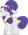 Size: 1024x1293 | Tagged: safe, artist:blah23z, edit, hoity toity, rarity, pony, unicorn, fusion, recolor, simple background, solo, transparent background, vector