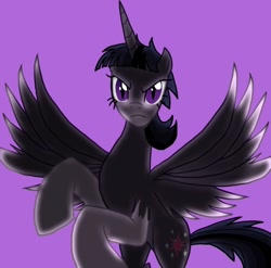 Size: 810x800 | Tagged: safe, artist:advanceddefense, derpibooru import, twilight sparkle, twilight sparkle (alicorn), alicorn, pony, female, mare, solo, tumblr, twilight unbound, werelight shine