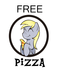 Size: 1390x1776 | Tagged: safe, artist:moonlightfan, derpy hooves, pegasus, pony, eyes closed, food, free pizza, meat, pepperoni, pepperoni pizza, pizza, simple background, solo, transparent background, vector