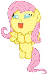 Size: 646x1023 | Tagged: artist needed, source needed, safe, fluttershy, pegasus, pony, baby, baby pony, babyshy, cute, derp, solo