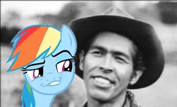 Size: 405x244 | Tagged: safe, derpibooru import, rainbow dash, pegasus, pony, faic, james coburn, smugdash