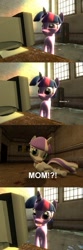 Size: 515x1553 | Tagged: safe, artist:rewirken, derpibooru import, twilight sparkle, twilight velvet, 3d, clop, comic, gmod, porn, wtf