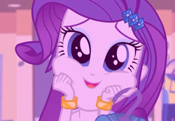 Size: 1368x945 | Tagged: safe, edit, edited screencap, screencap, rarity, equestria girls, friendship games, solo, squishy cheeks, yandere, yandere trance, yanderity