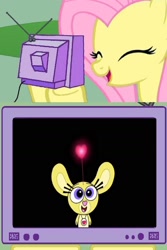 Size: 1116x1666 | Tagged: safe, fluttershy, alien, pegasus, pony, cute, exploitable meme, gigglepies, meme, obligatory pony, squeaky, the fairly oddparents, this will end in tears, tv meme