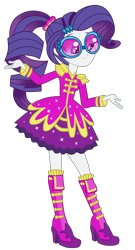 Size: 4578x8500 | Tagged: safe, artist:mixiepie, rarity, equestria girls, friendship through the ages, rainbow rocks, absurd resolution, clothes, glasses, high heel boots, reference, rockin' hair, sgt. pepper's lonely hearts club band, sgt. rarity, simple background, solo, the beatles, transparent background, vector