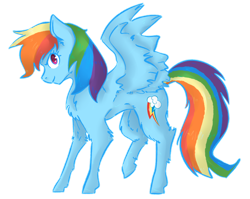 Size: 1024x816 | Tagged: safe, artist:husii, derpibooru import, rainbow dash, pegasus, pony, simple background, solo, transparent background